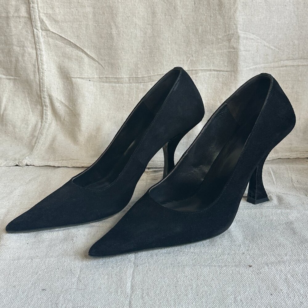 By Far Suede Pump